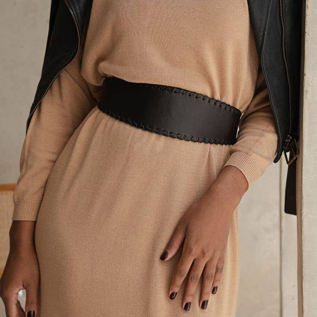 Chloe Wrap Belt - Black