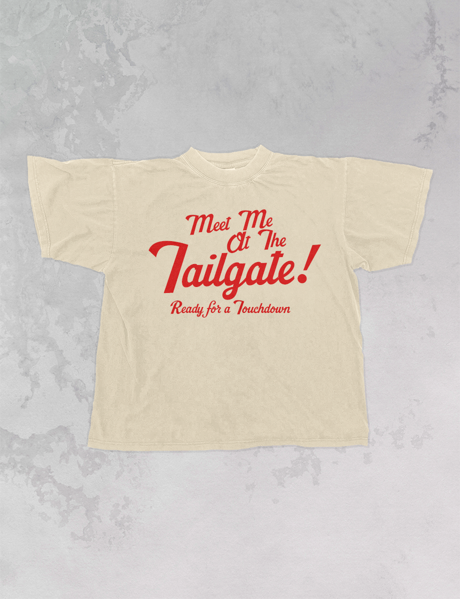 'Meet Me at the Tailgate!' Game Day EXTRA-OVERSIZED Tee
