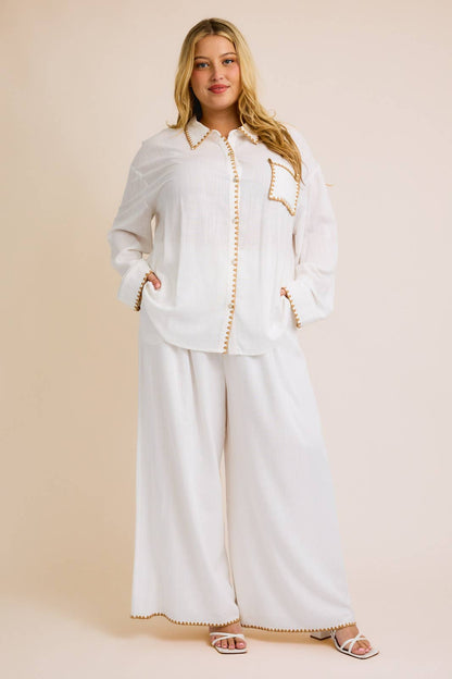 Seaside Stroll Linen Shirt