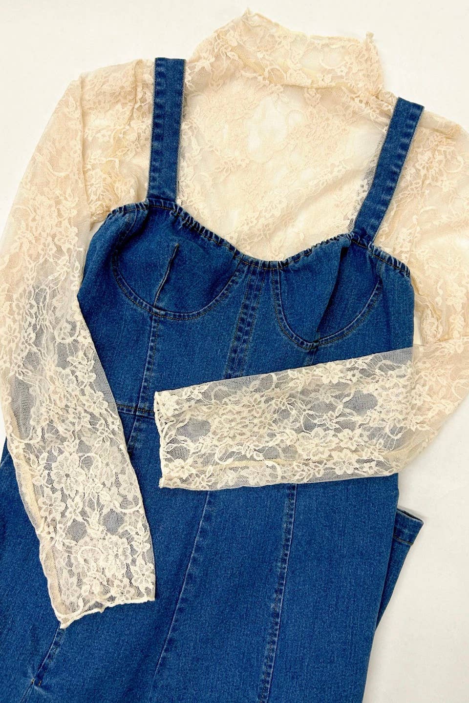 Mesh Floral Print Burnout Shirt