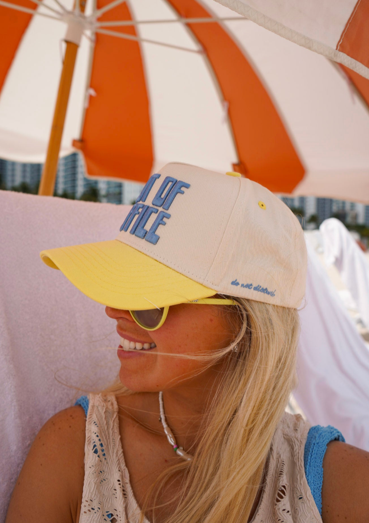 Out of Office | Butter Yellow Trucker Hat