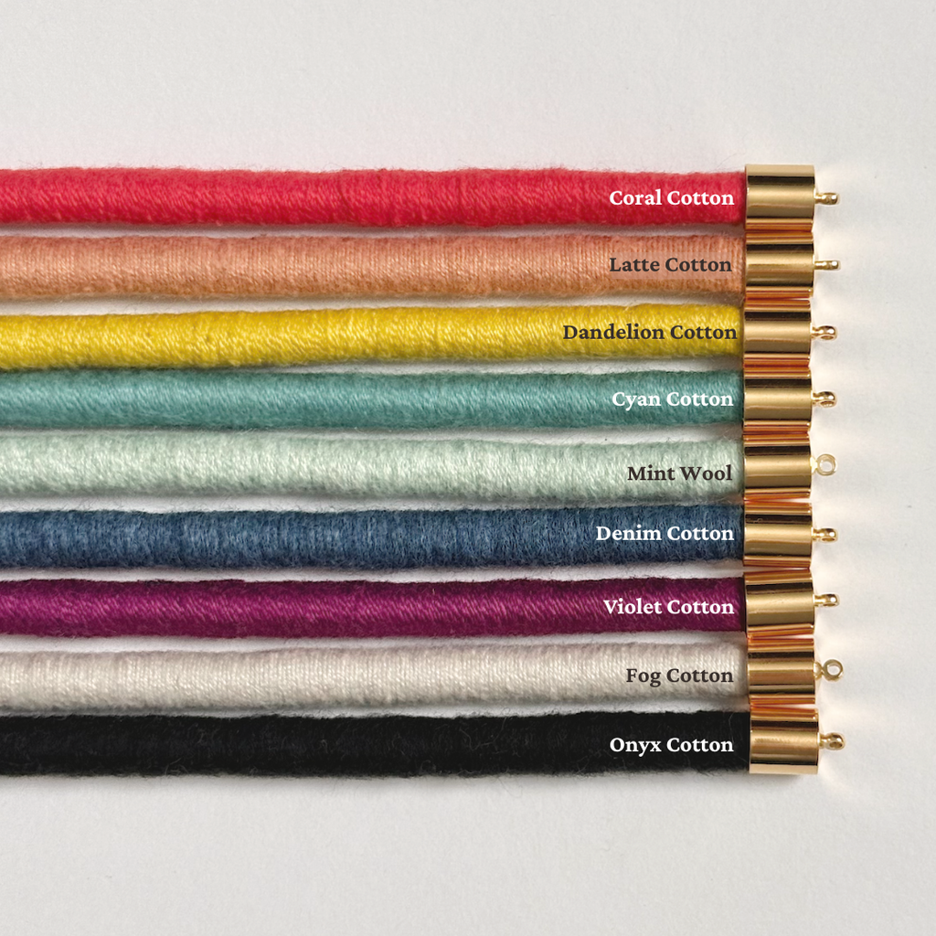 Elongated Textile Earrings