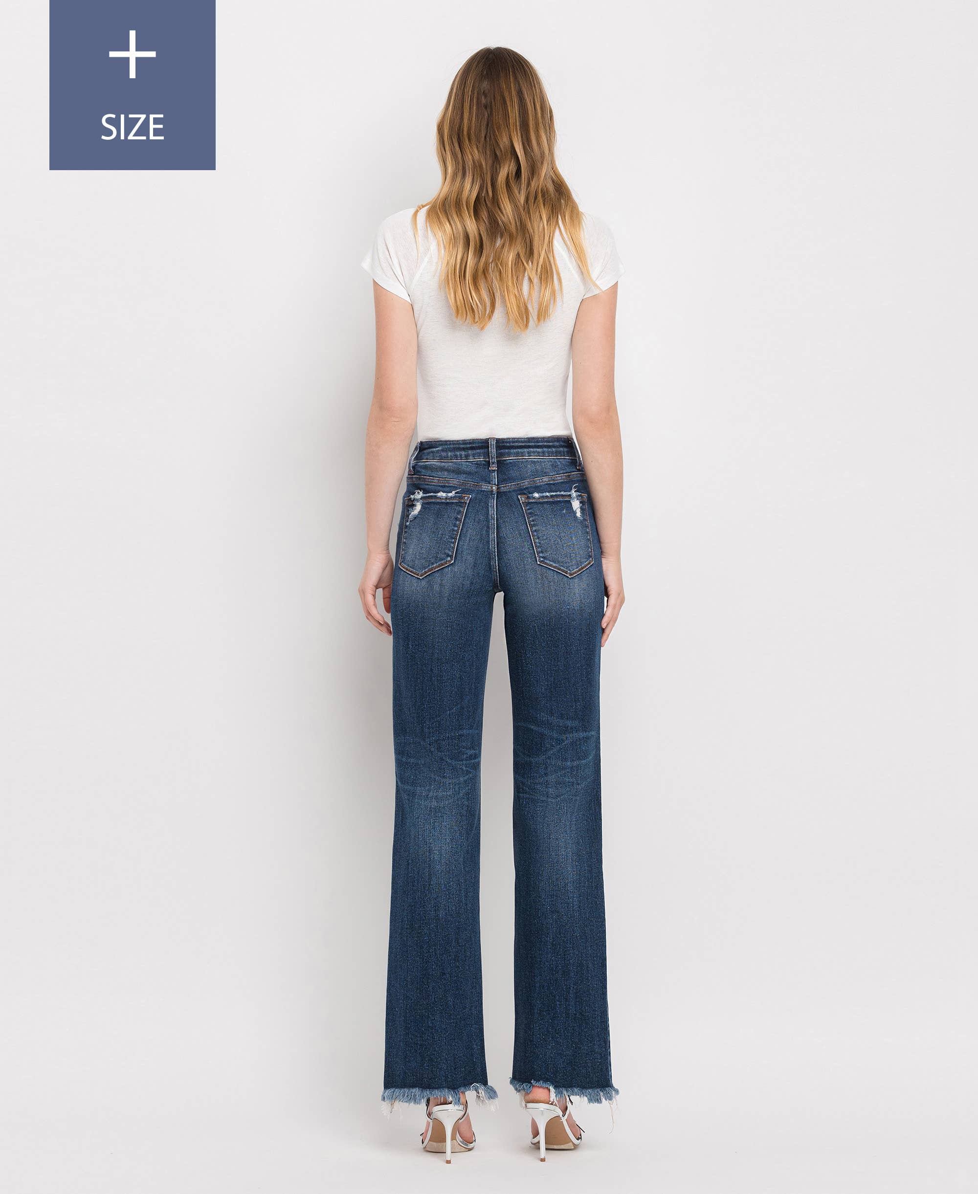 High Rise Dad Jeans with Tummy Control