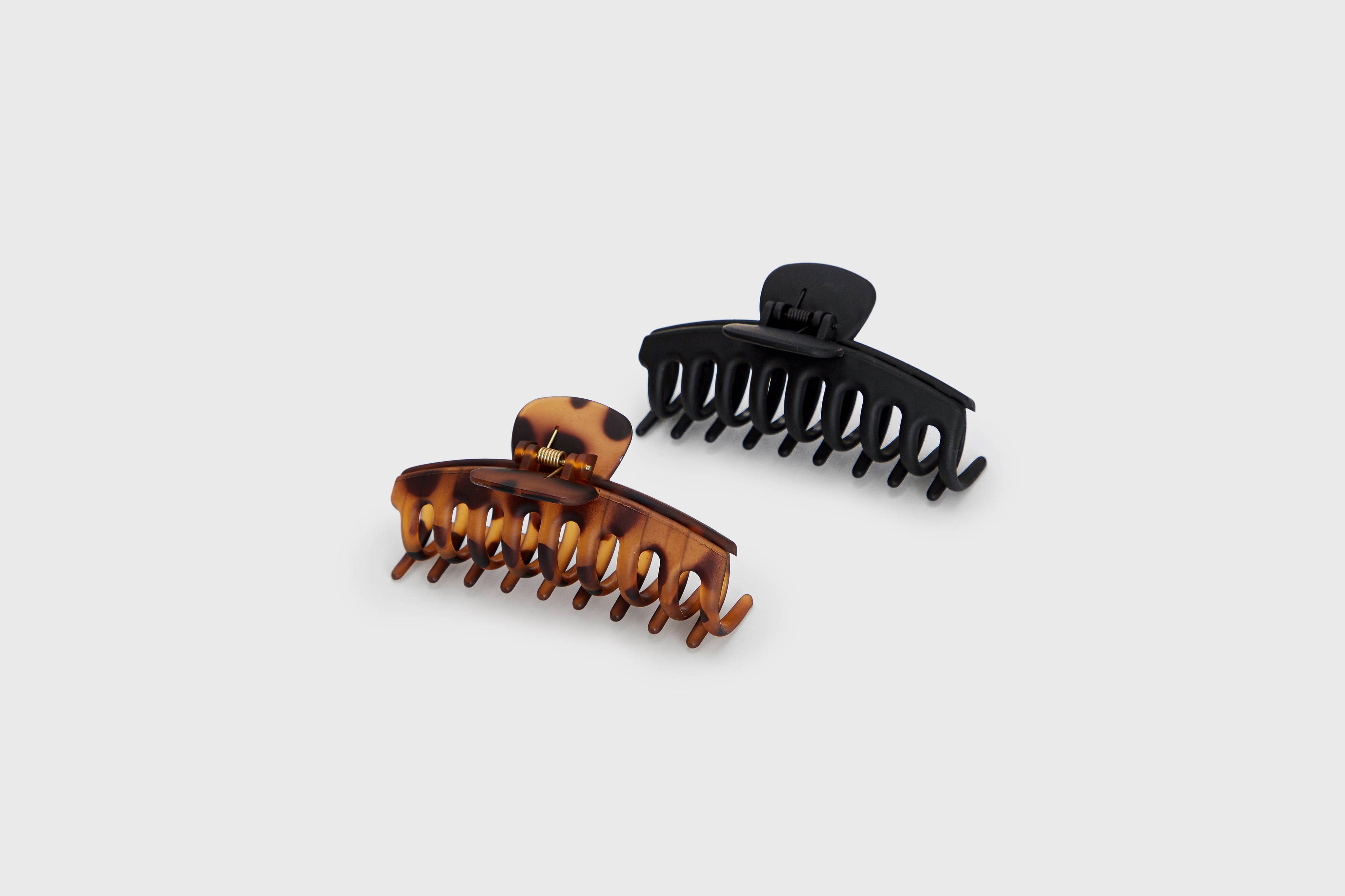 Oversized Matte Claw Clips 2pc Set