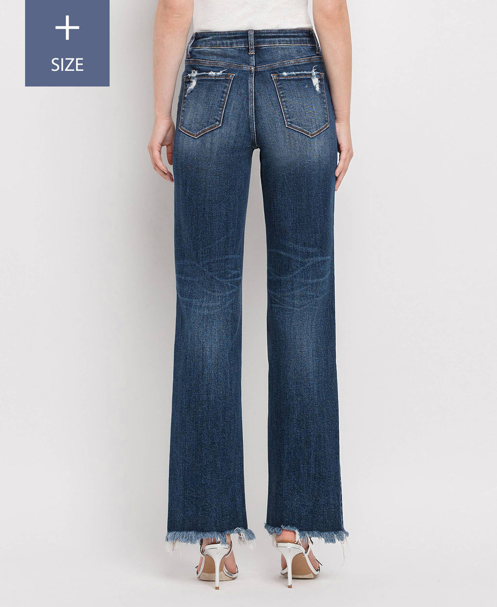 High Rise Dad Jeans with Tummy Control