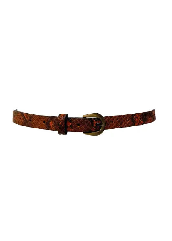 Cerini Belt - Burn Red Python
