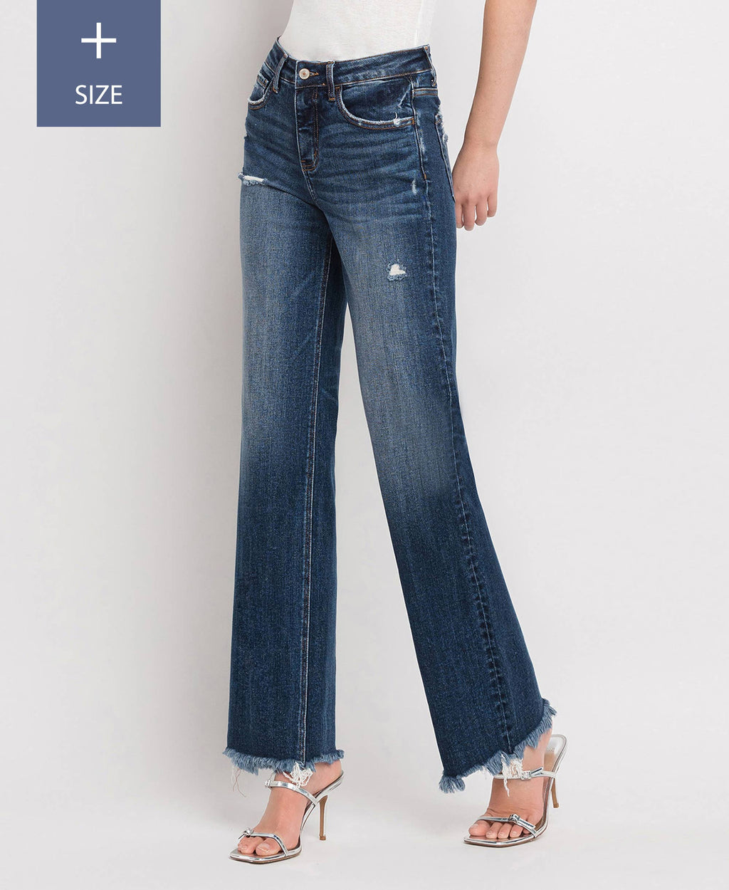 High Rise Dad Jeans with Tummy Control