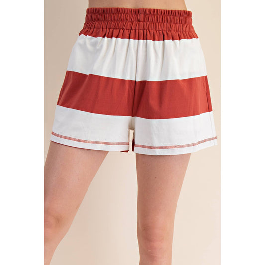 Block Striped Shorts