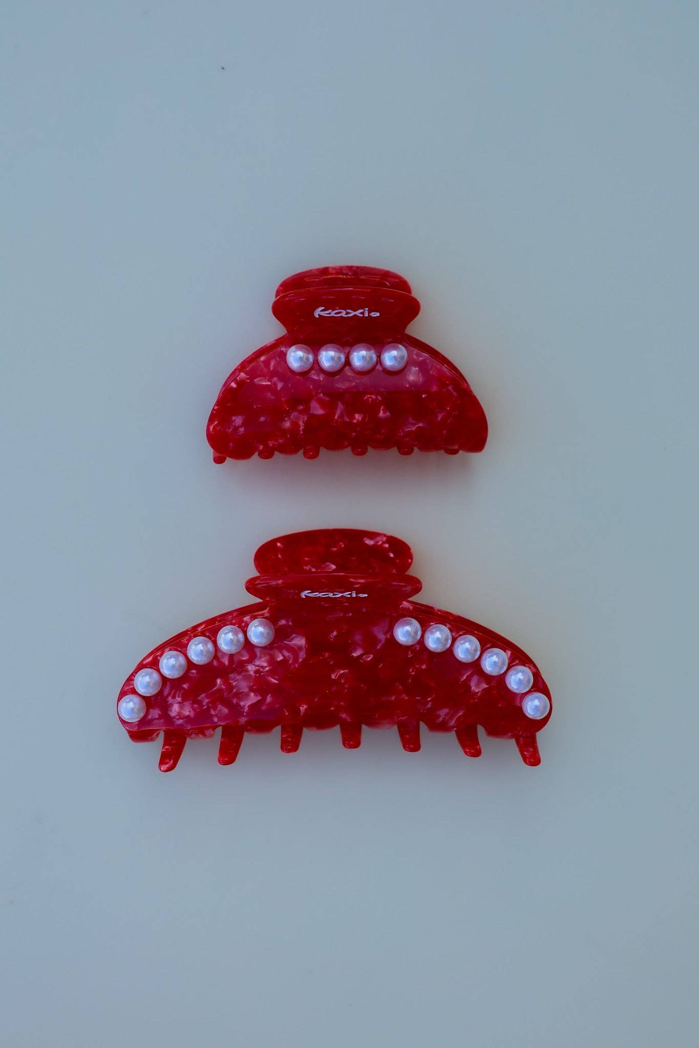 Tortoise Red Pearl Claw Clip