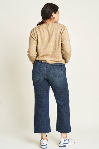 Aberdeen High Rise Wide Leg Crop