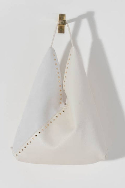 Ryker Ivory Hobo Shoulder Bag