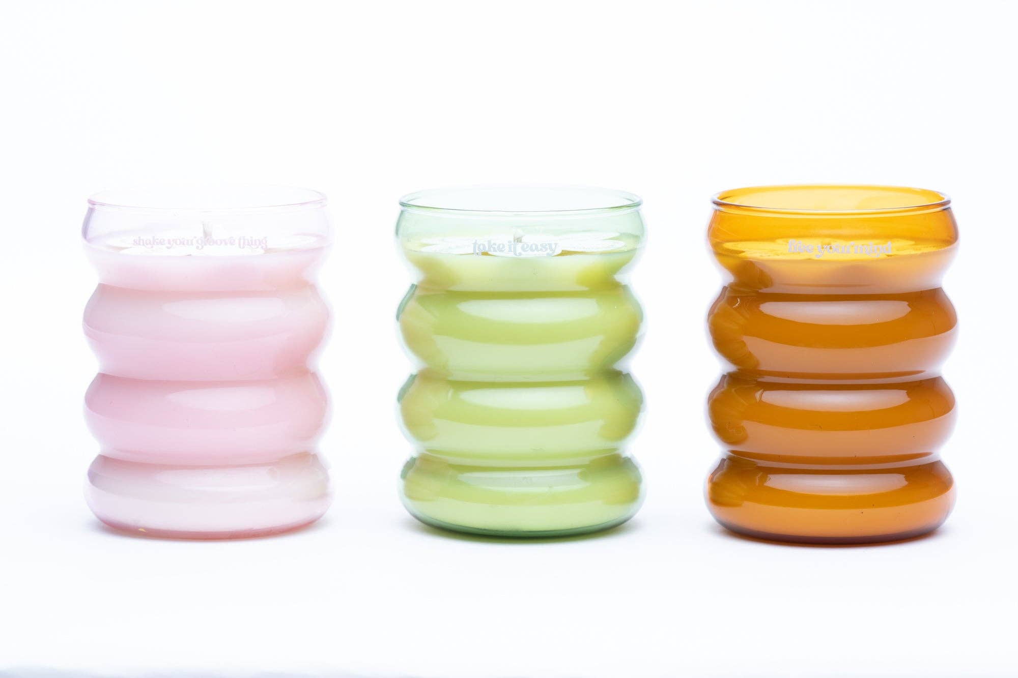 Take it Easy - Wiggle Collection - Green - 9 OZ Soy Candle