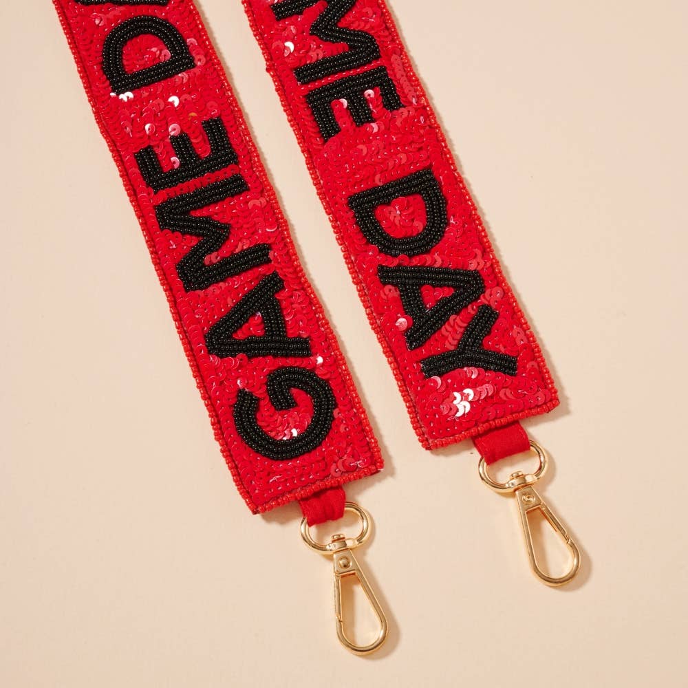 Game Day Beaded Bag Strap