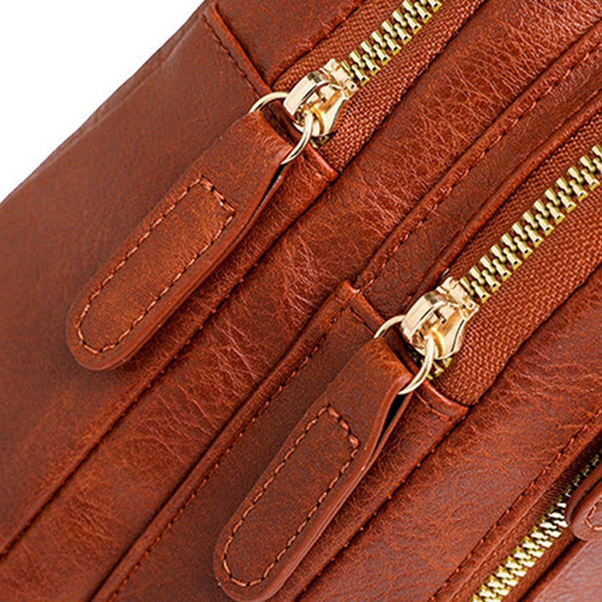 Faux Leather Crossbody Purse