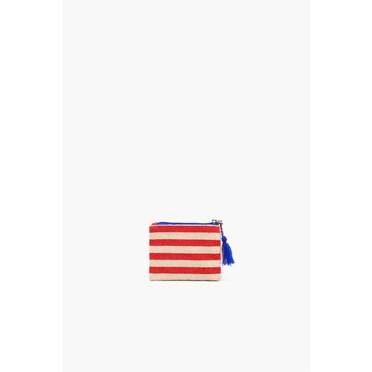 Beaded Mini Pouch (Patriotic Heart)