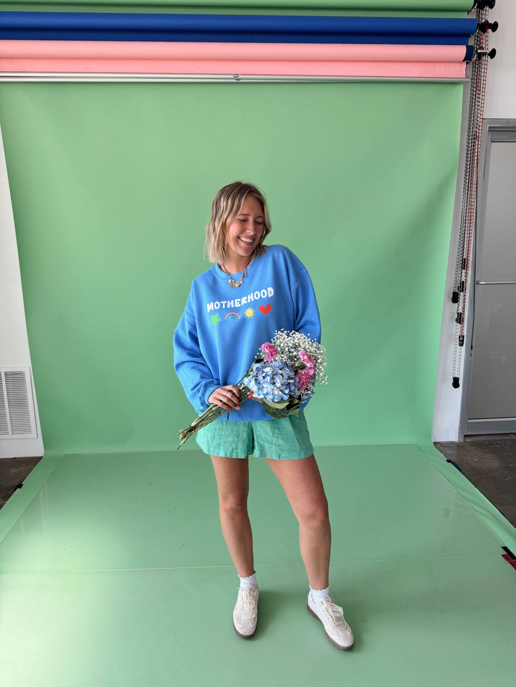 Motherhood Doodle Crewneck Sweatshirt