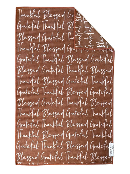 Thankful: Double-Sided Hand Towel