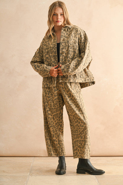 Leopard Printed Jacket