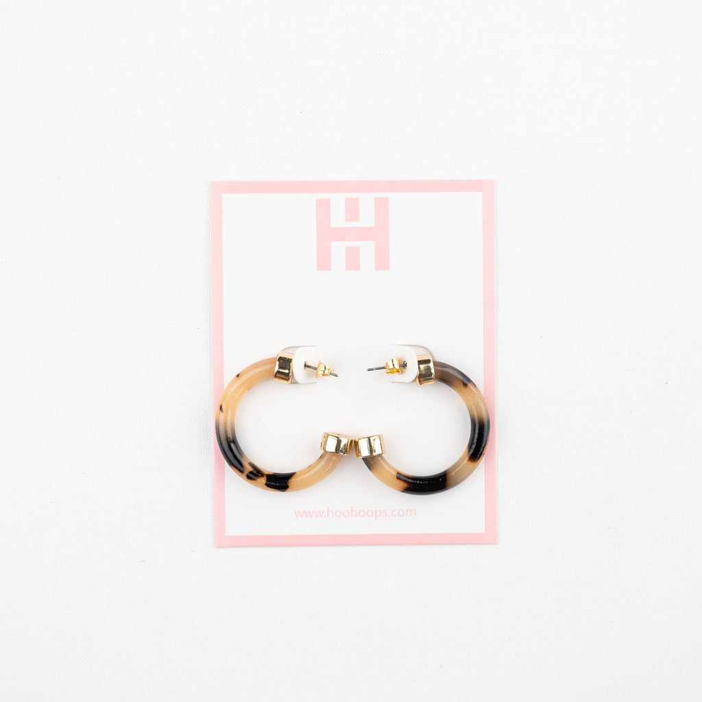 Small Tortoise Shell Hoo Hoops