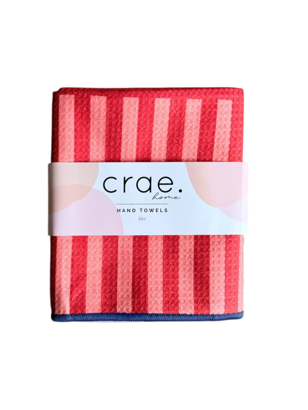 Stars/Stripes On Stripes: 2 Double Sided-Hand Towels
