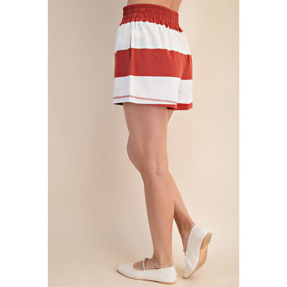 Block Striped Shorts