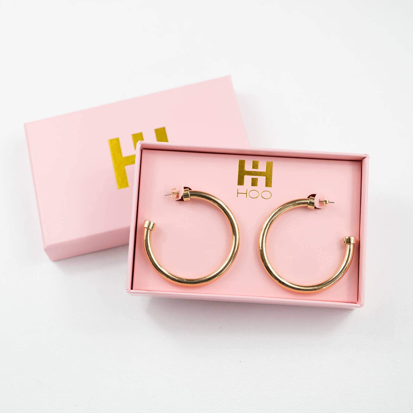 Large Gold Hoo Hoops