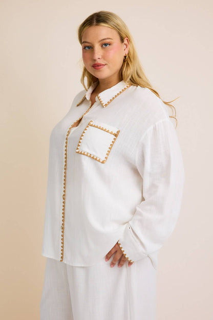 Seaside Stroll Linen Shirt