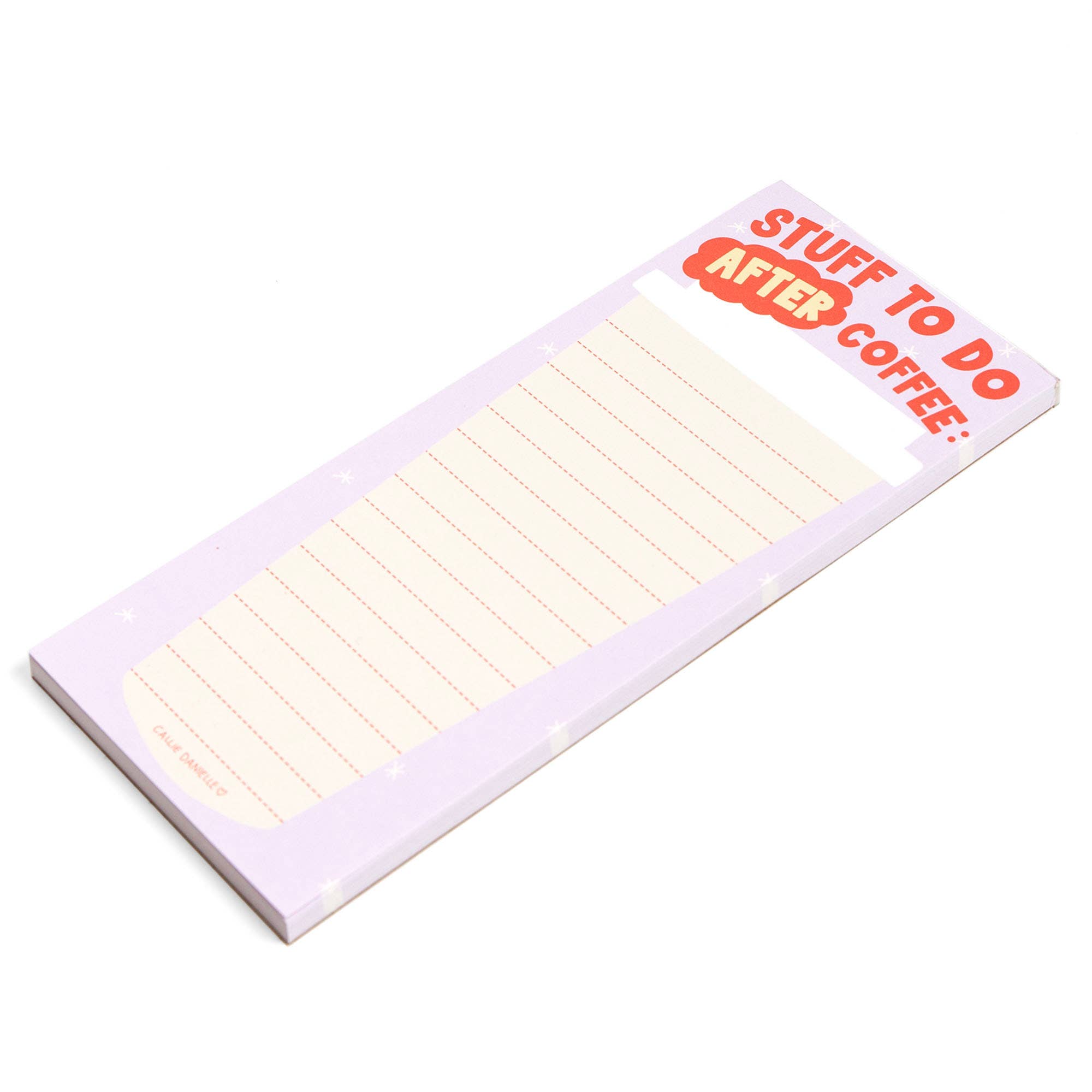 Stuff To Do After Coffee Notepad