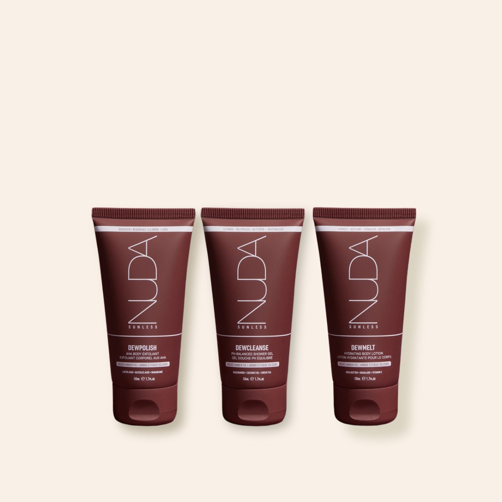 NUDA Dew Collection Travel Set