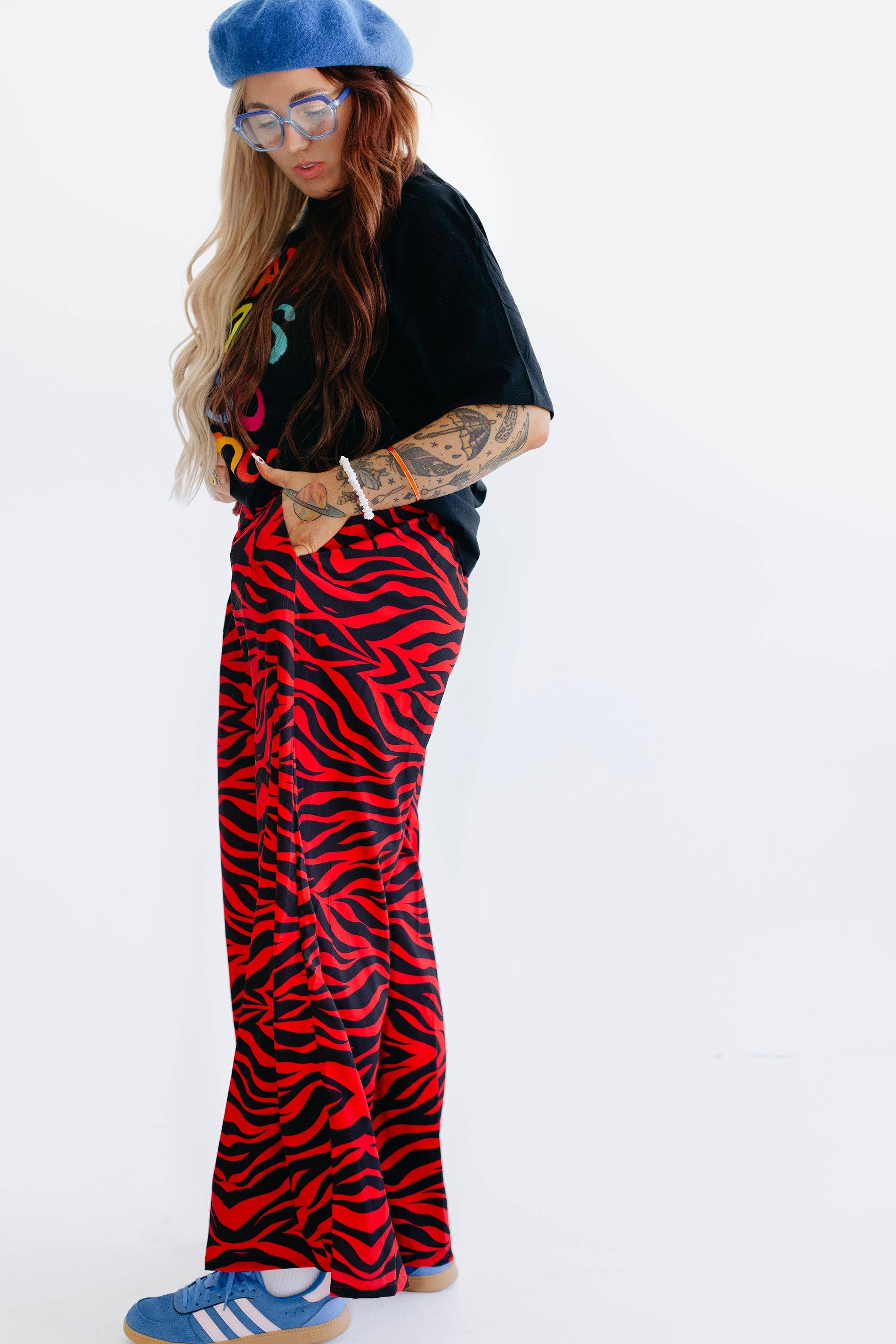 Red Zebra Luxe Trousers