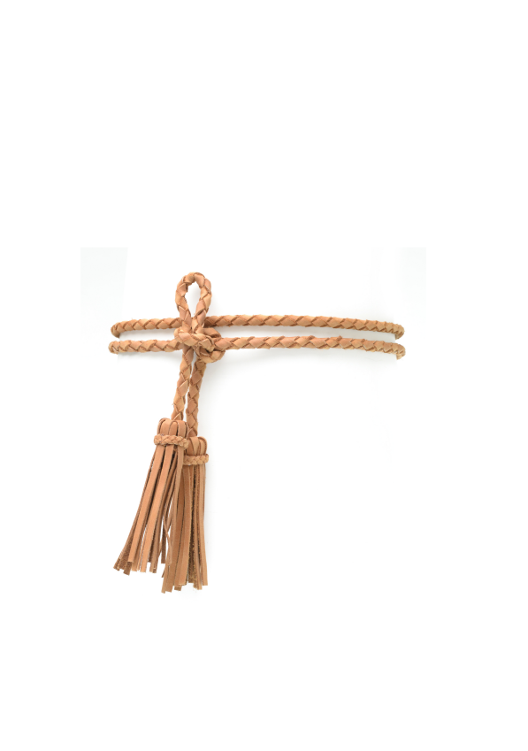 Fringe Soga Belt - Cognac