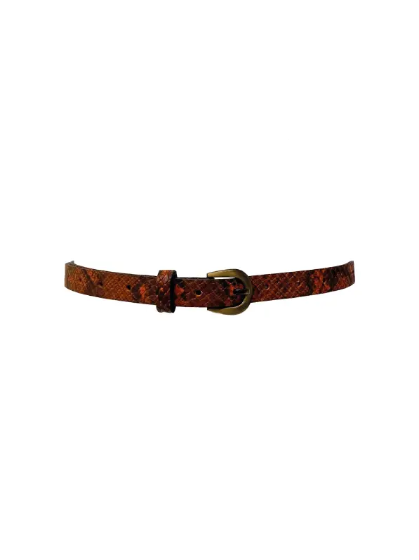 Cerini Belt - Burn Red Python