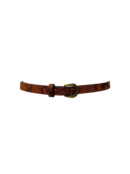 Cerini Belt - Burn Red Python