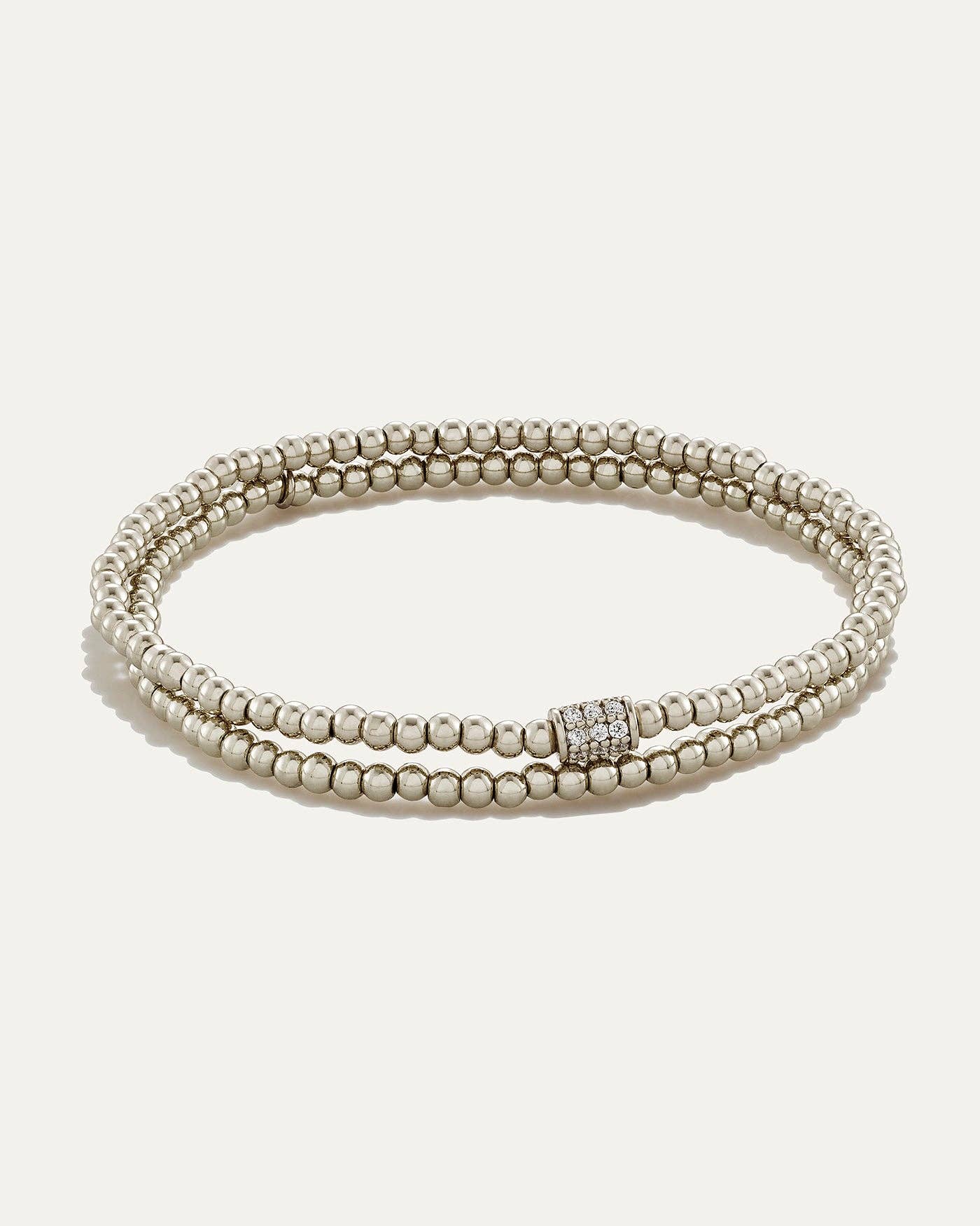 All Day Beaded Stretch Bracelet Set of 2