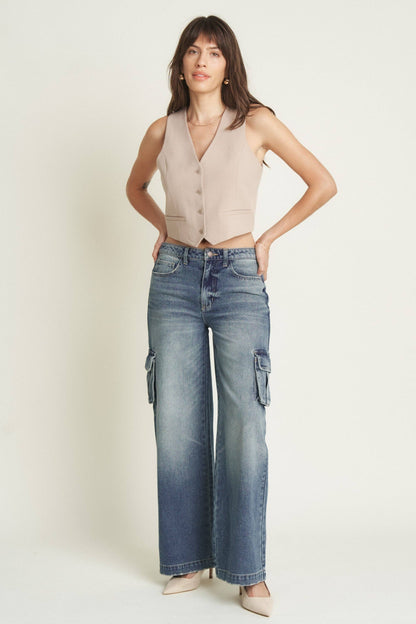 Madison Cargo Aged Indigo