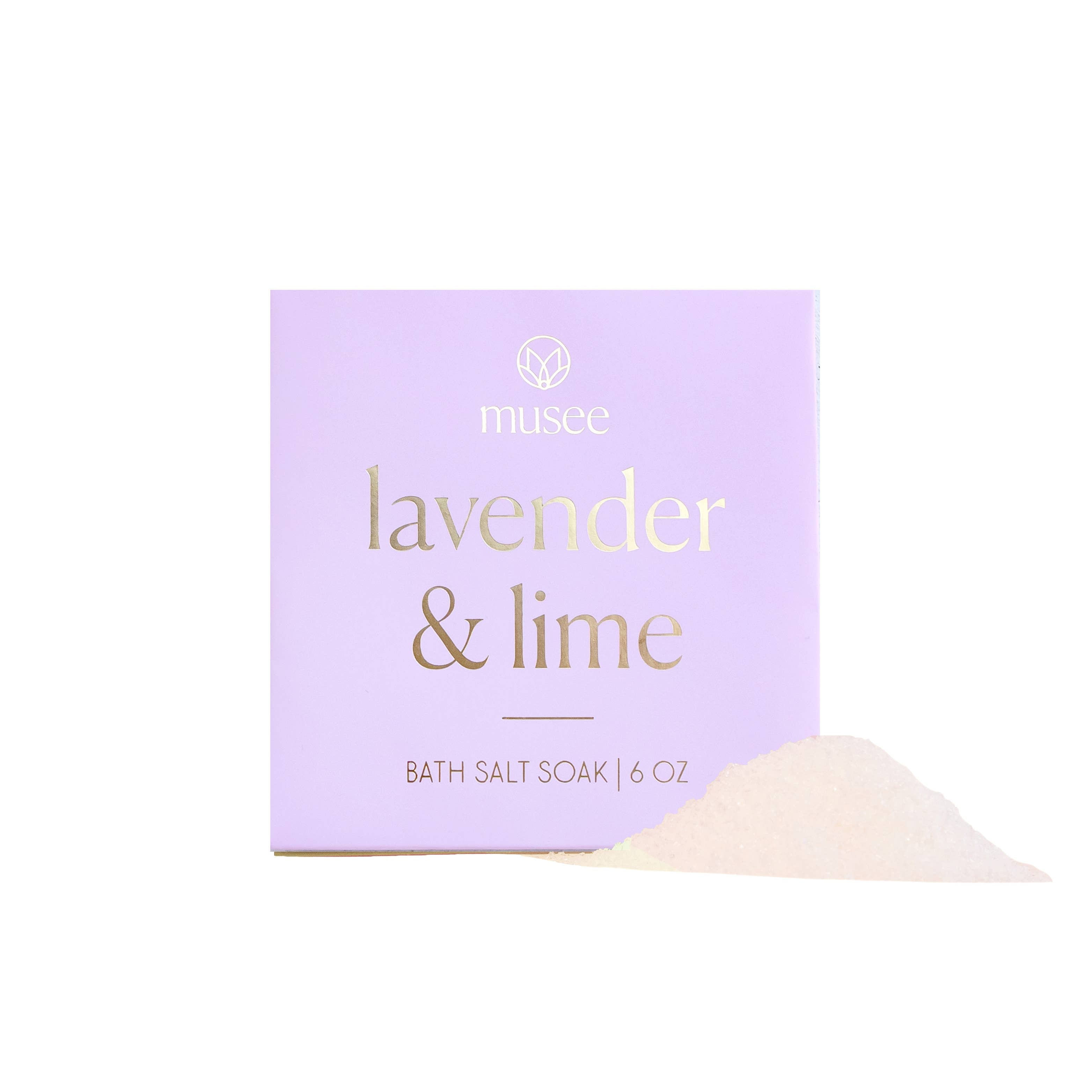 Lavender & Lime Mini Bath Salt Soak