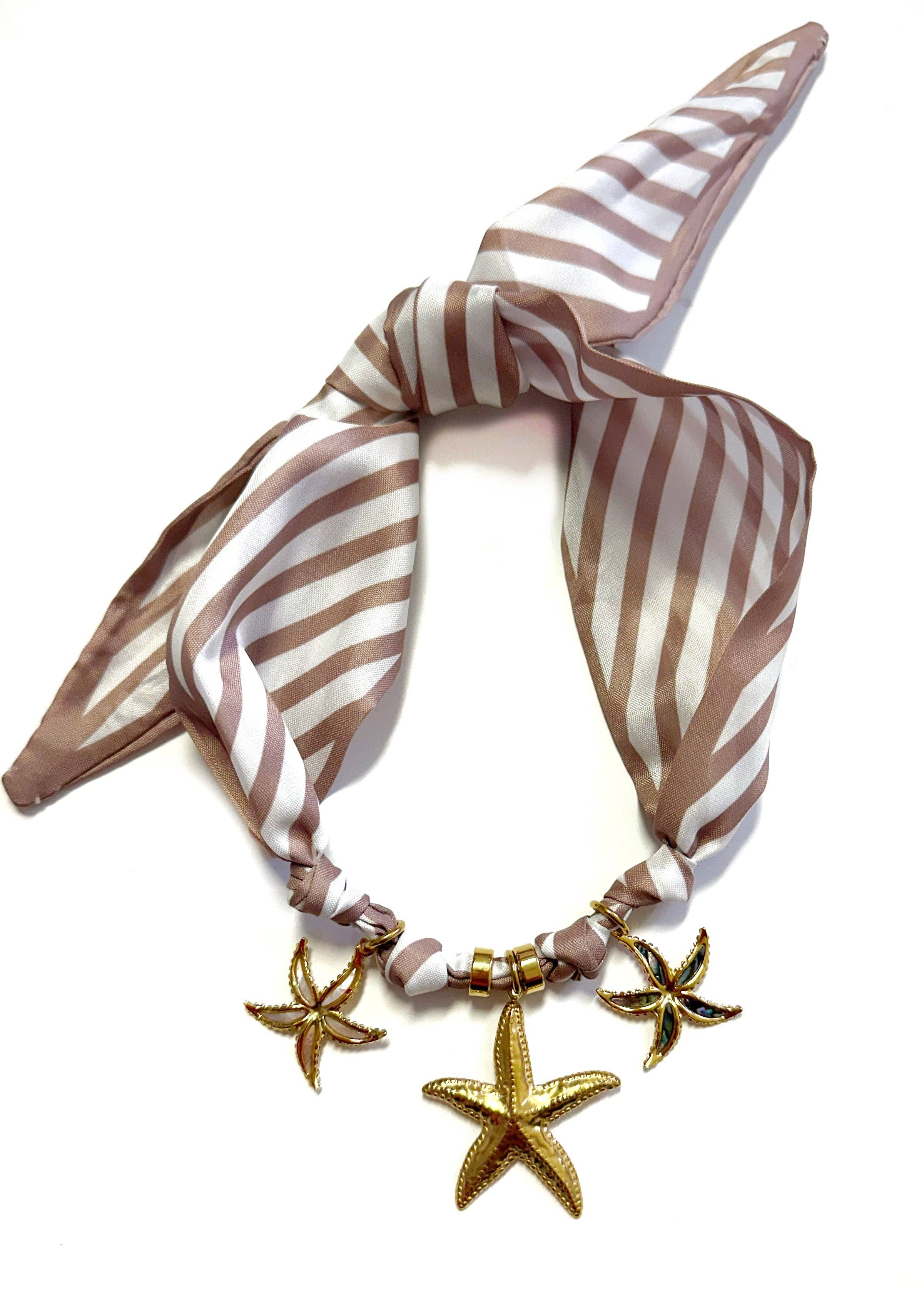 Sellers Starfish Scarf Necklace