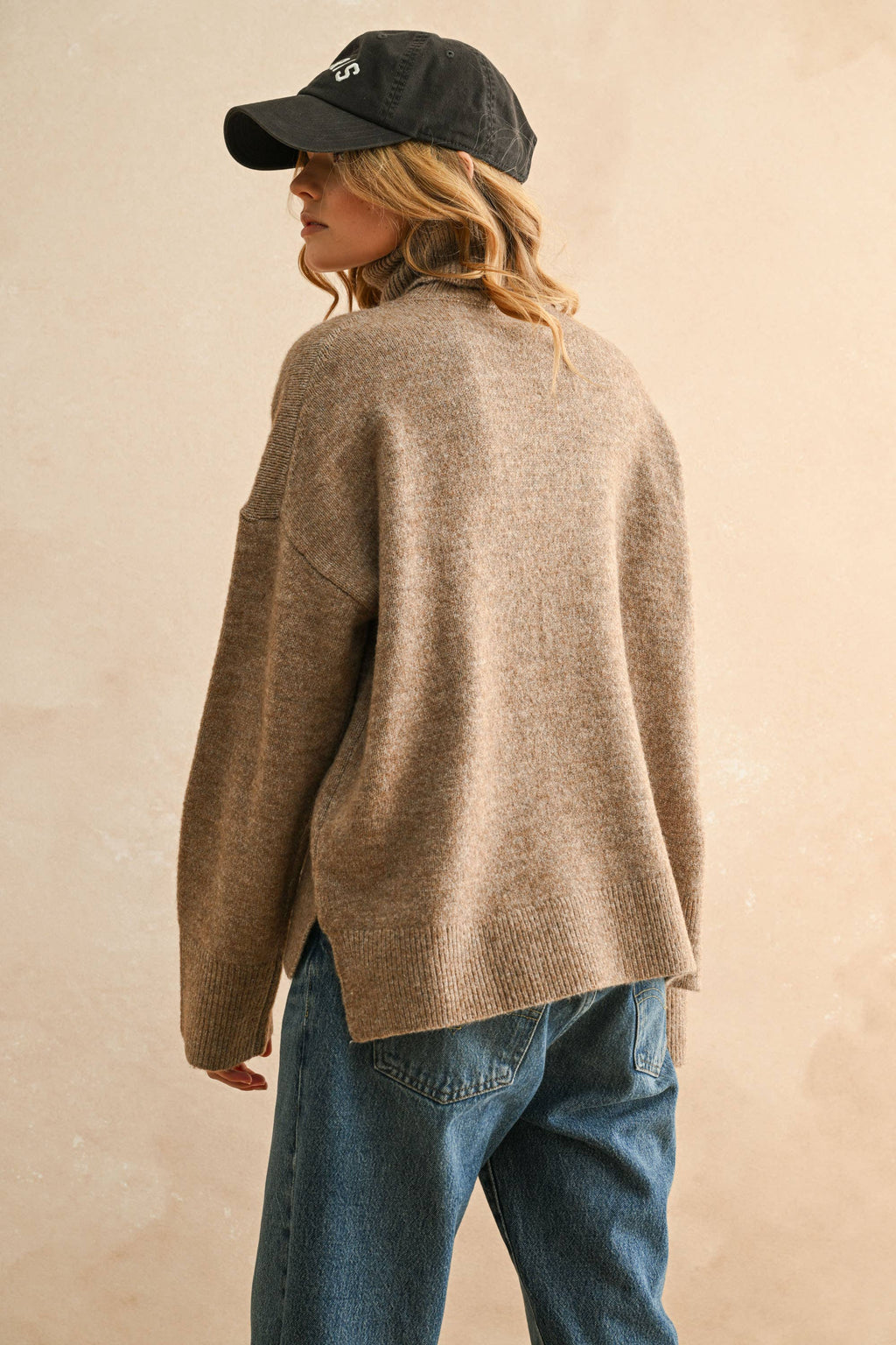Mocha Turtle Neck Sweater