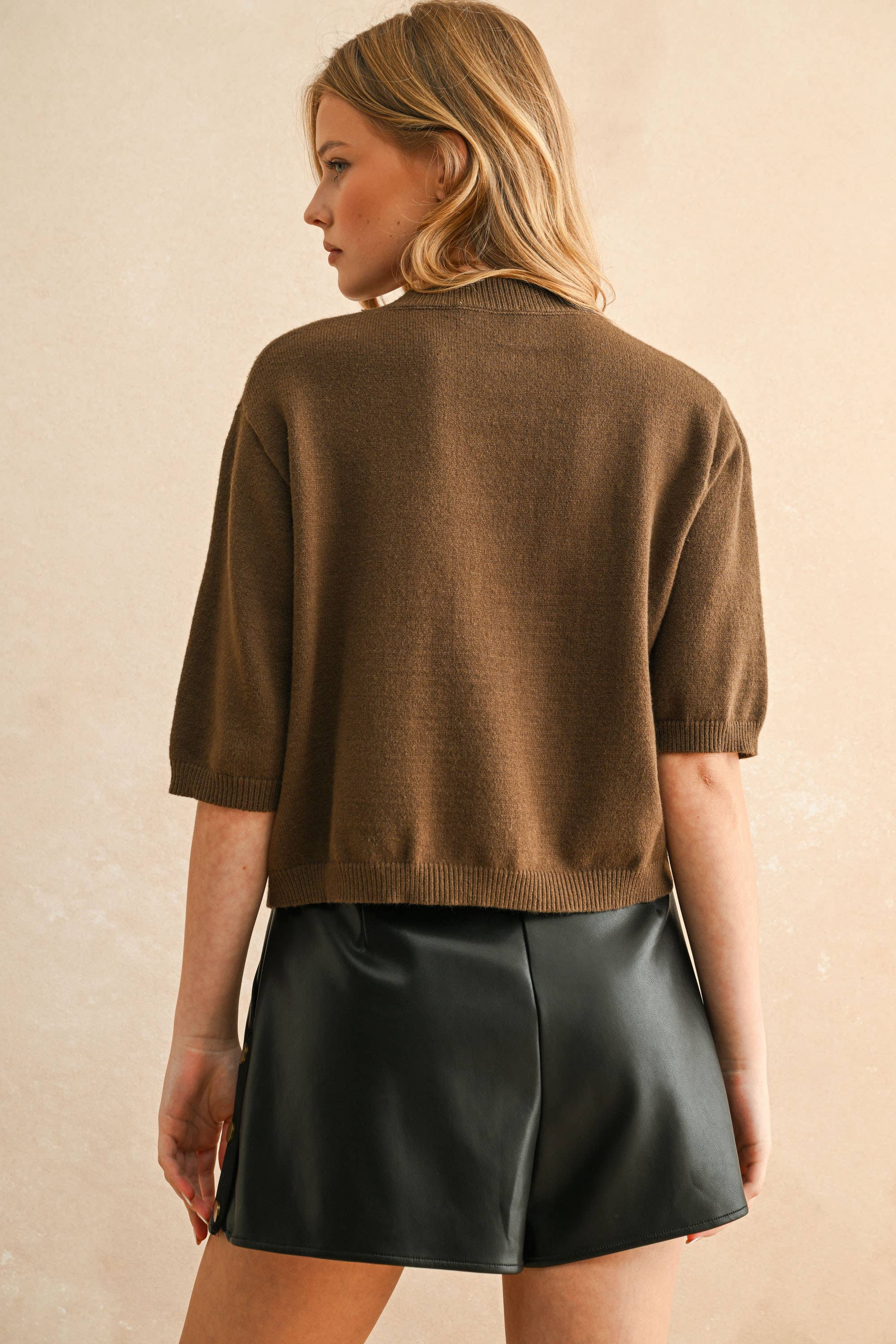 Short Sleeve Sweater