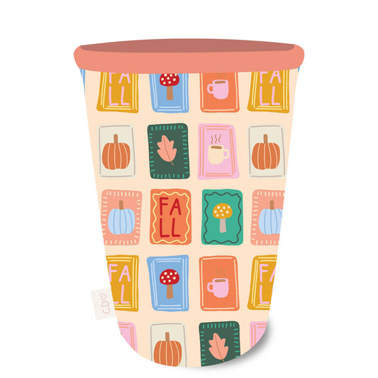 Fall Patches Drink Sleeve