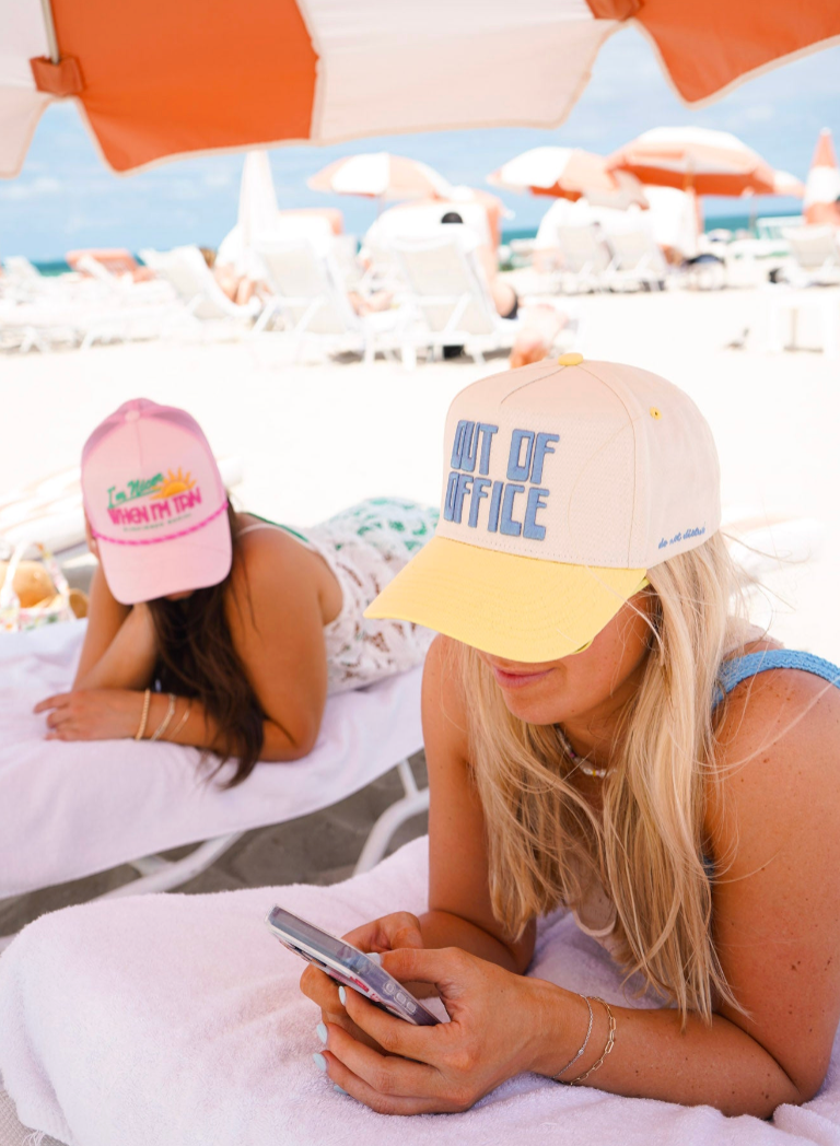 Out of Office | Butter Yellow Trucker Hat