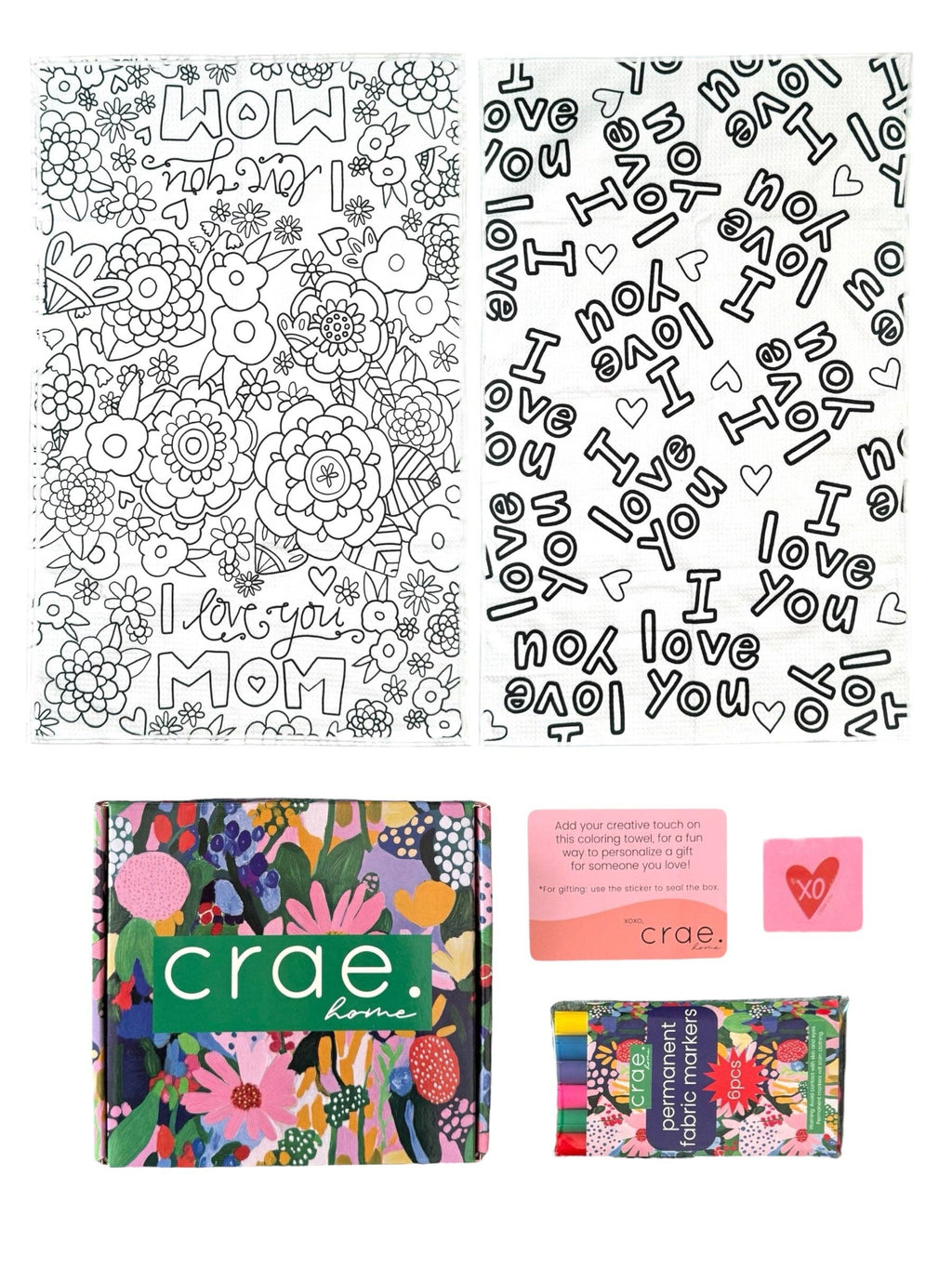 Mother's Day Coloring Gift Box