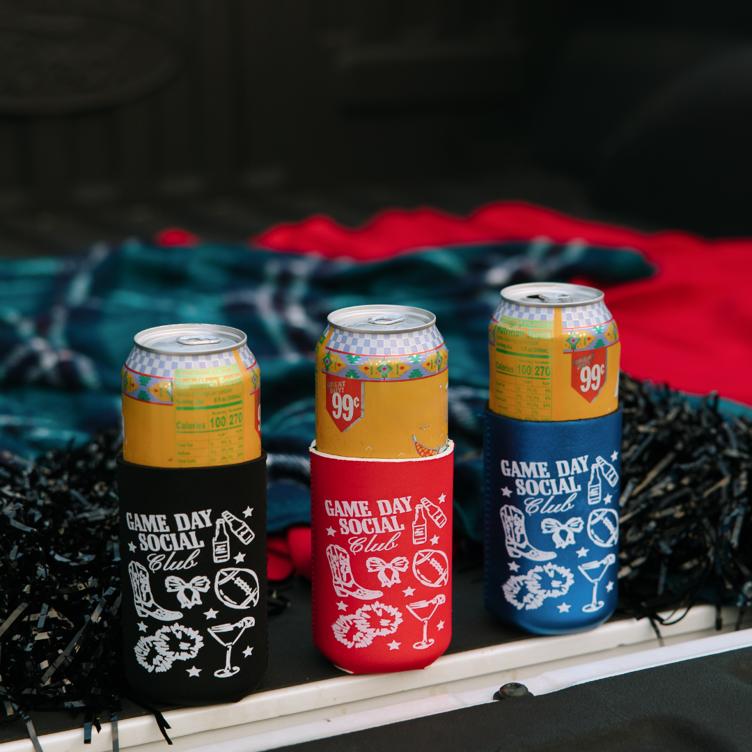 Game Day Social Club Slim Can Cooler 