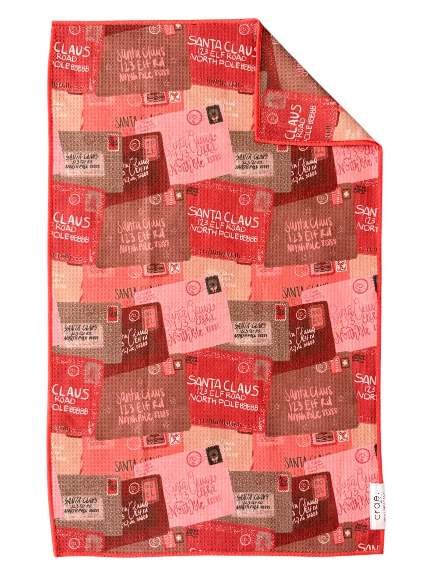 Letters To Santa: Double-Sided Hand Towel