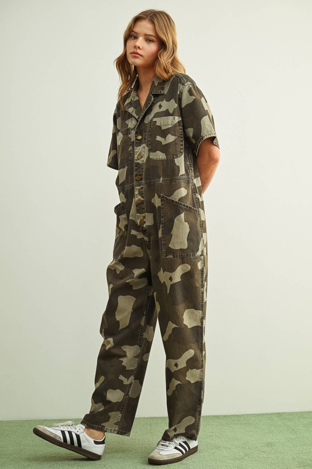 Camo Utility Jumpsuit