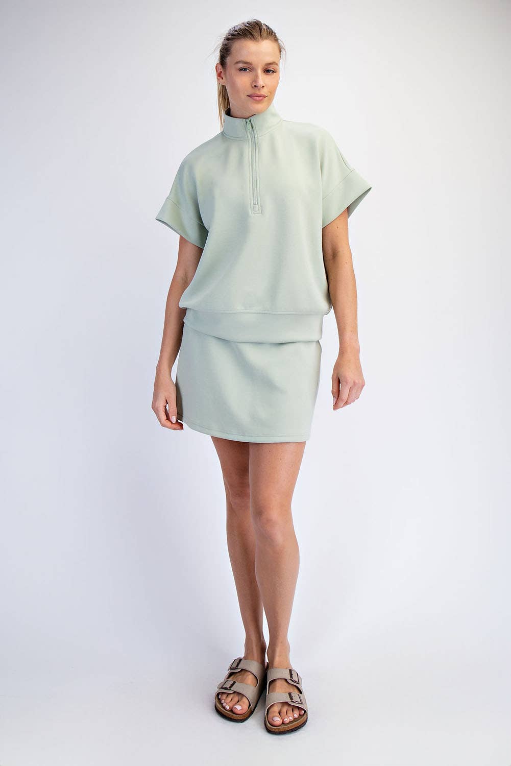 The Everyday Modal Scuba Short Sleeve Top