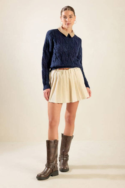 Khaki Skort