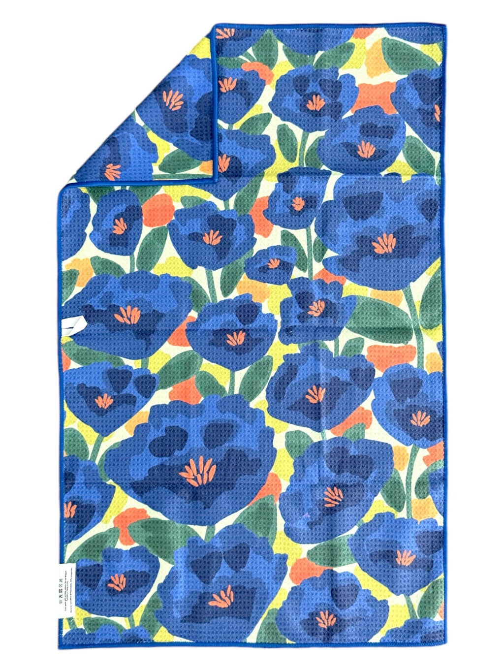 Blue Bloomer Hand Towel