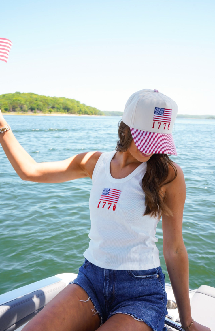 1776 American Flag Hat