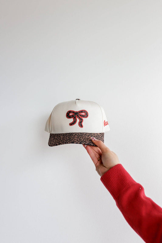 Cheetah Bow Trucker Hat